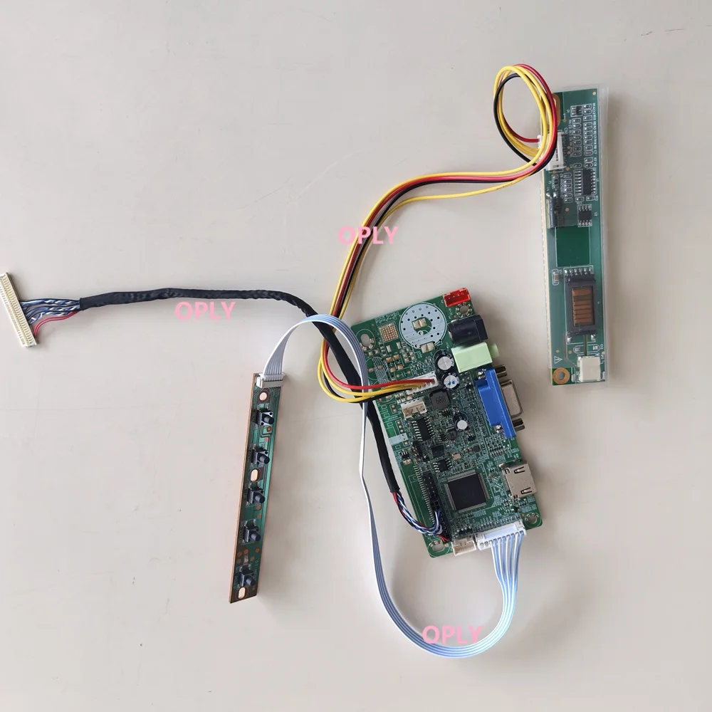 

Плата контроллера VGA 58C, совместимая с HDMI, для LTN154AT09-001 LTN154AT07-L01 1280X800 15,4 дюйма, 30-контактный LED-монитор с LED-панелью, ЖК-дисплей, DIY