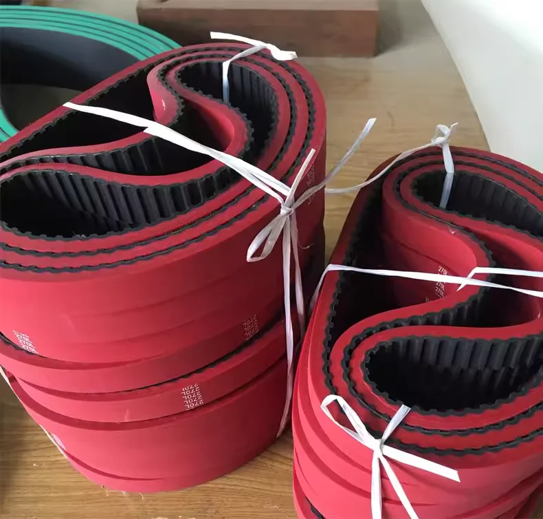 Customized L-type 300L,80teeth,762mm  width75mm 200L Red Rubber Coating