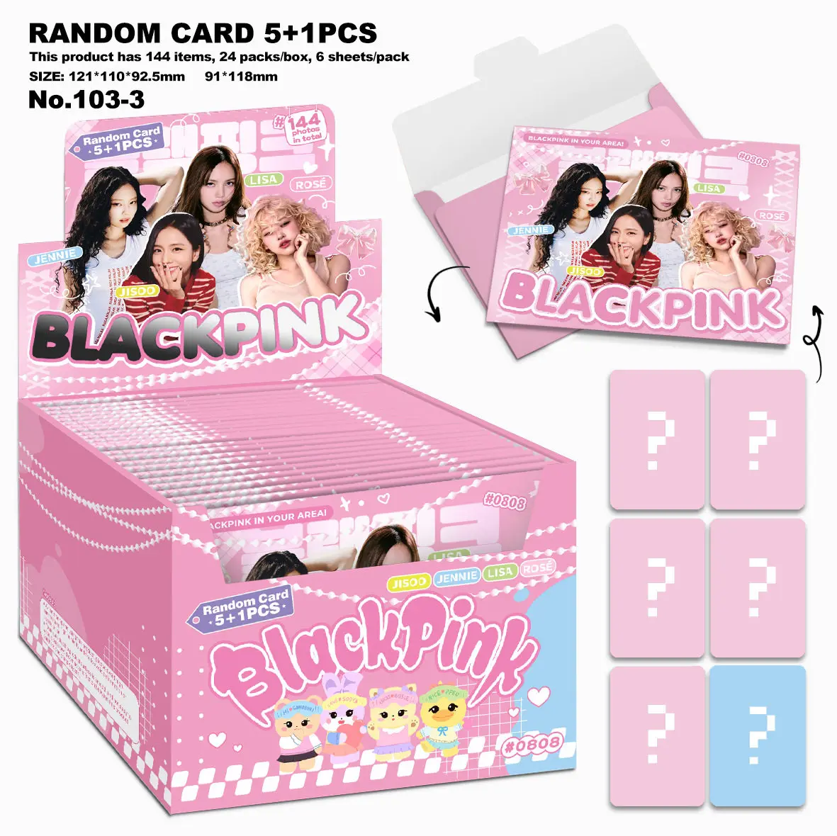 BTS Collectible Card BTS AESP NJZ EN STR BL COR Bagged Photo Card