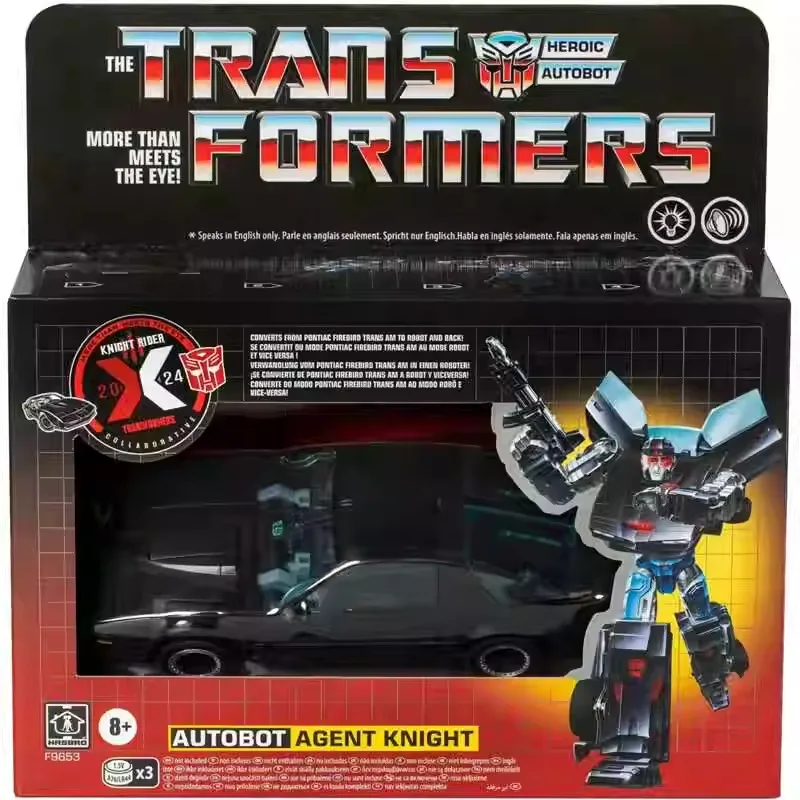 Transformation Collaborative: Knight Rider x Transform Heroic Autobot Agent Knight Figure with Electronic Lights and Sound Toys