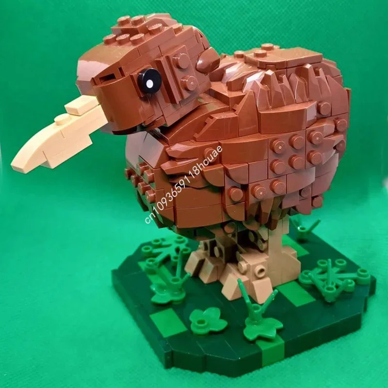 

355pcs MOC Kiwi Sculptures Building Blocks Christmas Kids Parent Child Hands On Assembly Project for Bonding Birthday Toys Gift