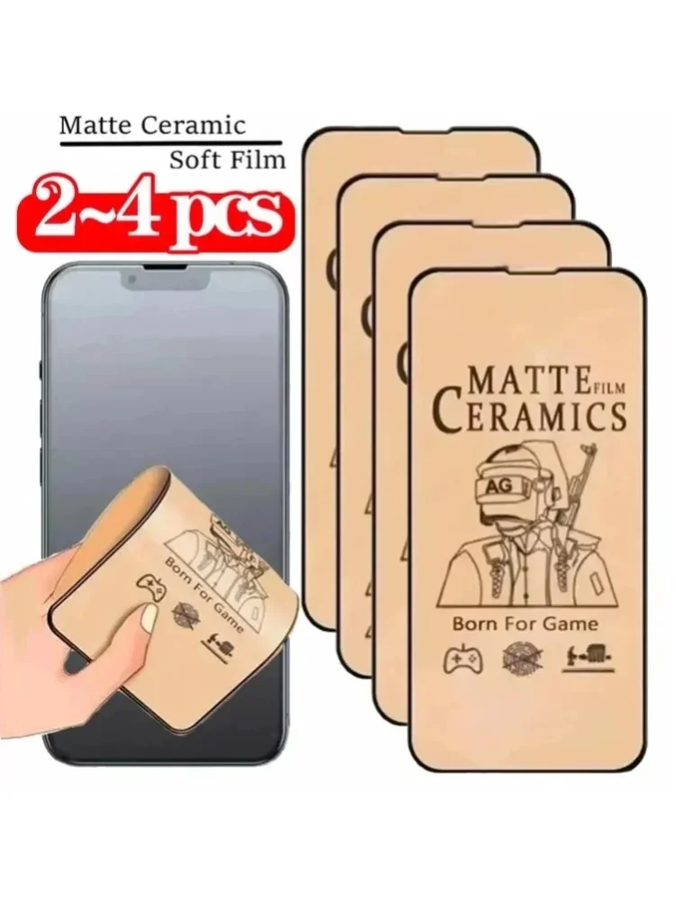 Keramik-Displayschutzfolie für iPhone 17 16 15 14 13 Pro Max Matte Keramikfolie für iPhone 11 12 17 Pro Weiche Folie Kein Glas xwsfa