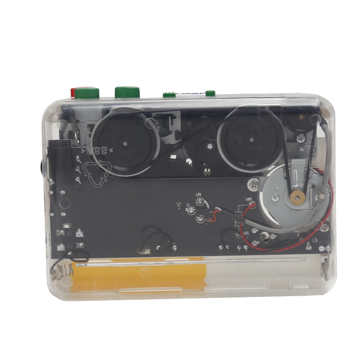 

Cassette Player With AUX Cassette To Digital Home Use Office Use 3.5mm AUX Input ABS Material Audio Conversion