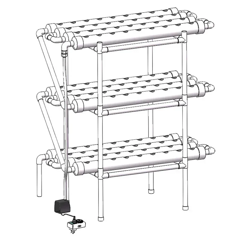 Balcony Layered Three-Dimensional Vegetable Planting Frame Special Hydroponic Machine for Plant Without  Cultivation Equipment