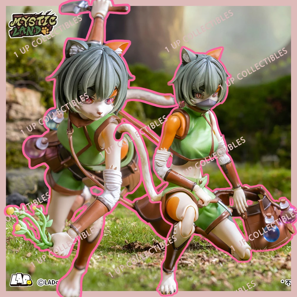 

Ladotoys Cat Tonia Tigris Era-002 Herbal Ist Ver Action Figure Model Herbs Calico Cat Girl Anime Mystic Land Toy Collect Gifts