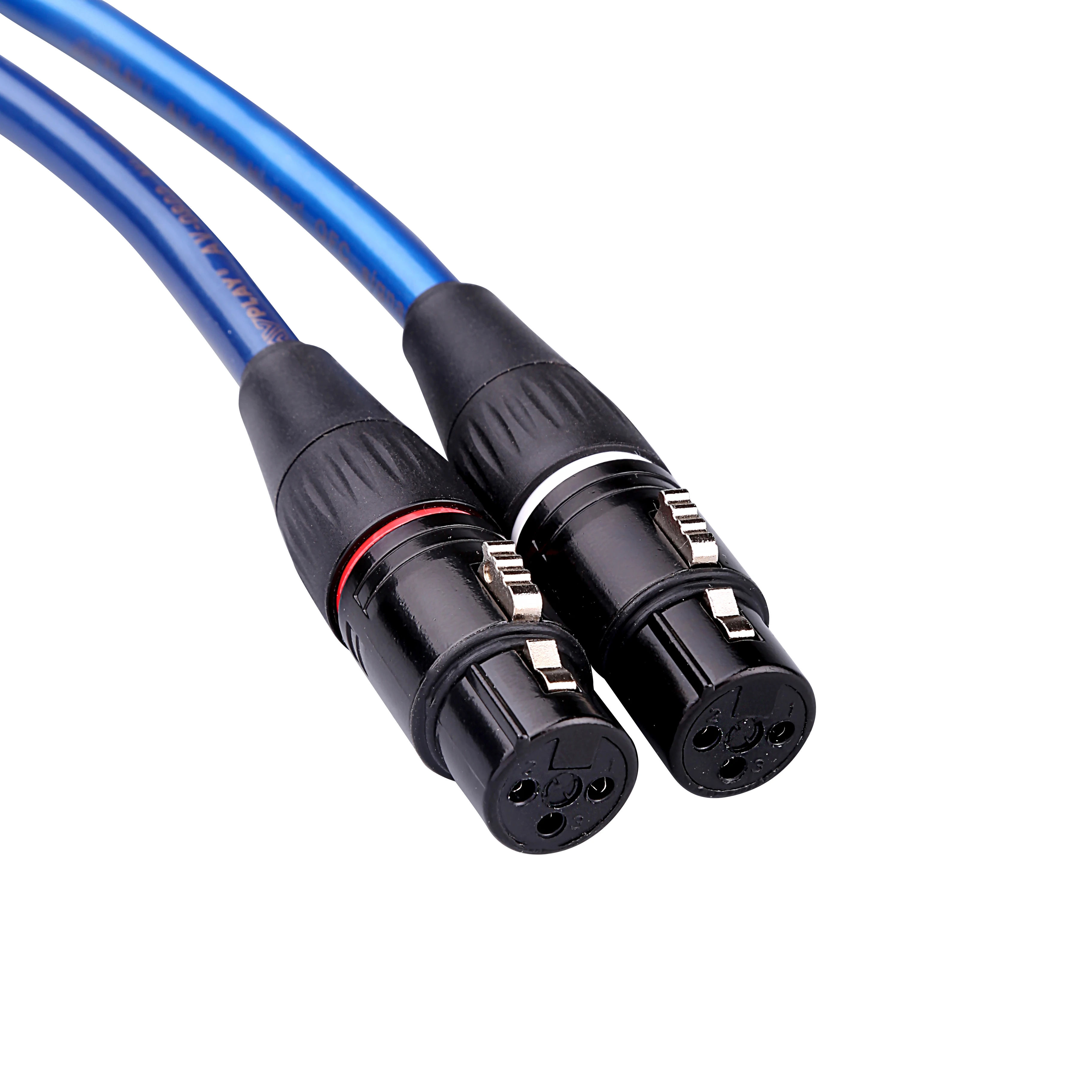 AVplay AV-0802 HiFi Audiophile Hi-end Qualità XLR a XLR Balance CANNON Cavo 4N Cooper Core 1 m 1,5 m 2,0 m 3 m 3,5 m