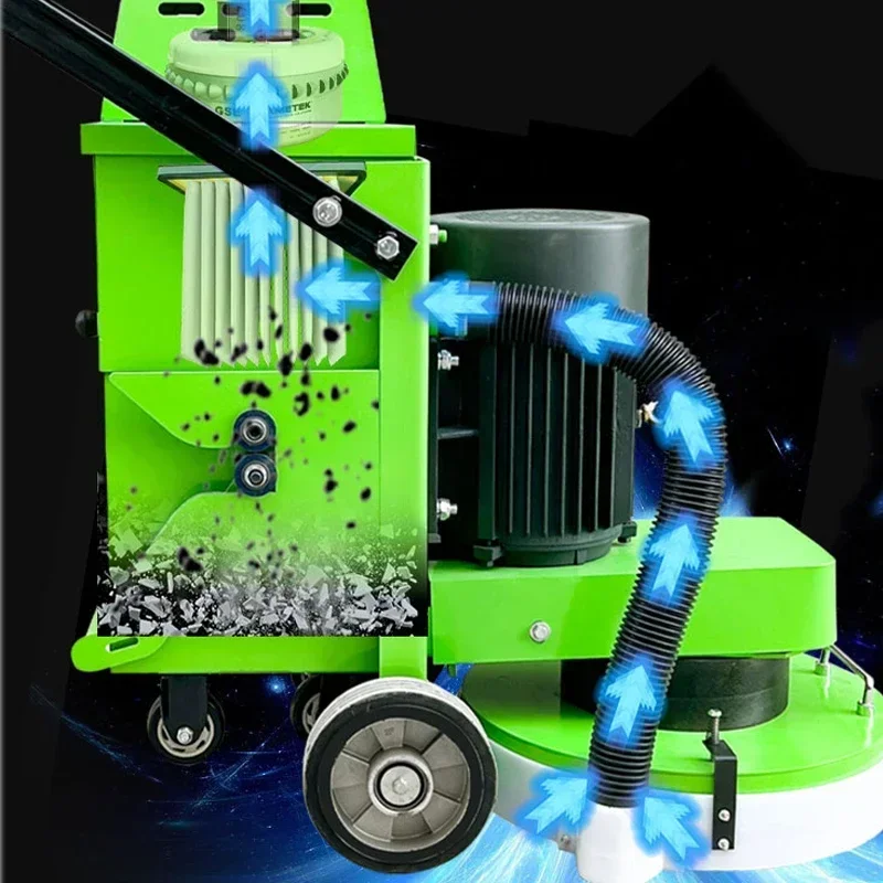 New Portable Epoxy Floor Dust-free Grinder Concrete Ground Grinding Terrazzo Cement Curing Domestic Water Mill Polishing Machine