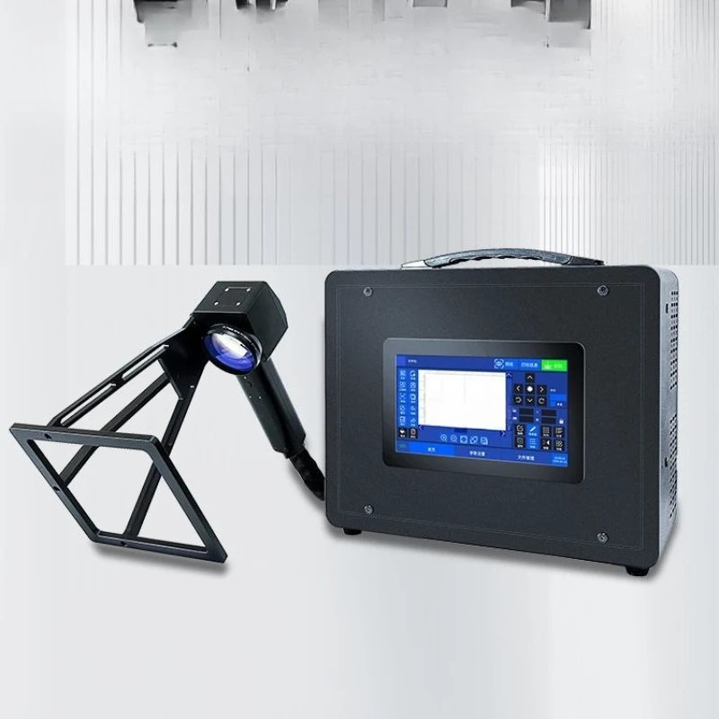

Handheld laser, stainless steel portable coding machine fiber metal engraving machine
