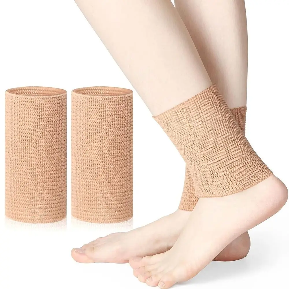 1Pc Soft Ankle Gel Sleeves Padded Skate Socks Ankle Pads Ankle Compression Sleeve for Figure Skating Riding Ski Ankle Protection