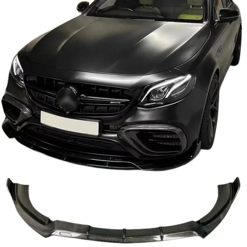 

Carbon Fiber E53 Front Bumper Lip for Mercedes Benz E class E53 W213 AMG Sedan 4-Door Bumper body kit