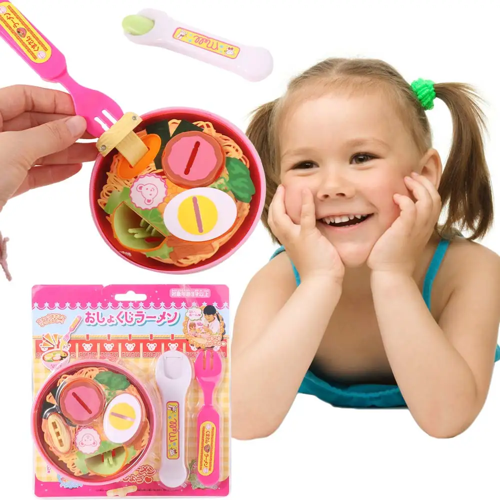 

Boys Girls Simulated Ramen Feeding Early Education Kitchen Food Feeding Desktop Ornament Cartoon Play House Children's