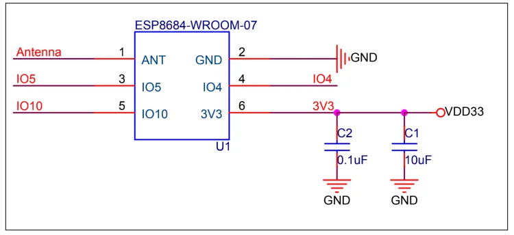 ESP8684-WROOM-07 Wi-Fi Low Power Bluetooth LE Module