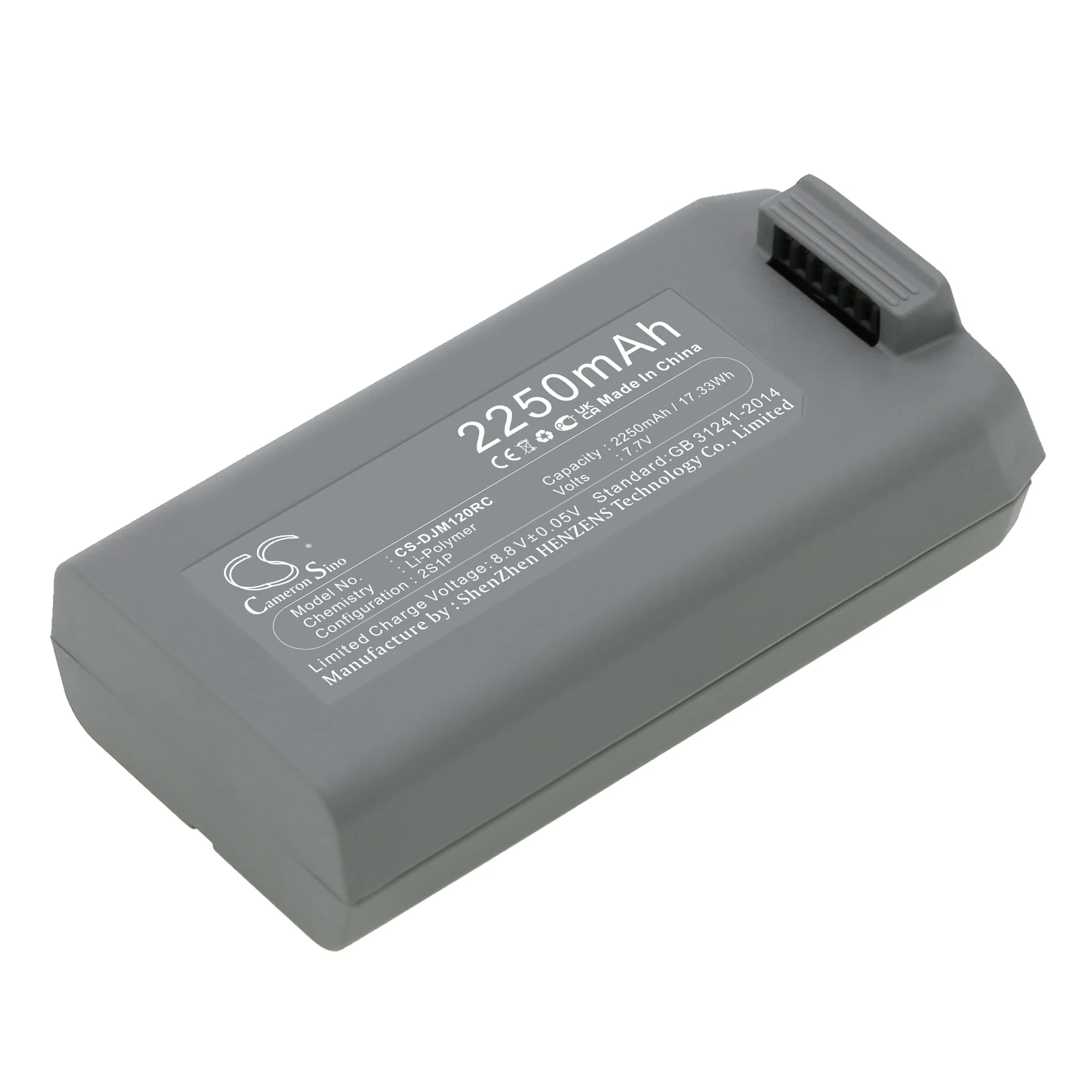 Cameron Sino 2250mAh Battery for DJI Mavic Mini 2  Mavic Mini SE  BWX161-2250-7.7  CP.MA.00000326.01