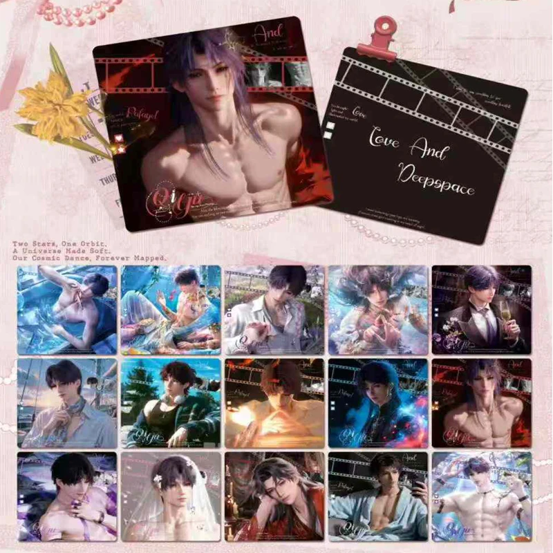 Love And Deepspace Temptation of Home Trading Cards 90*90mm Set Sweet Style Paper Material Fan Collectibles
