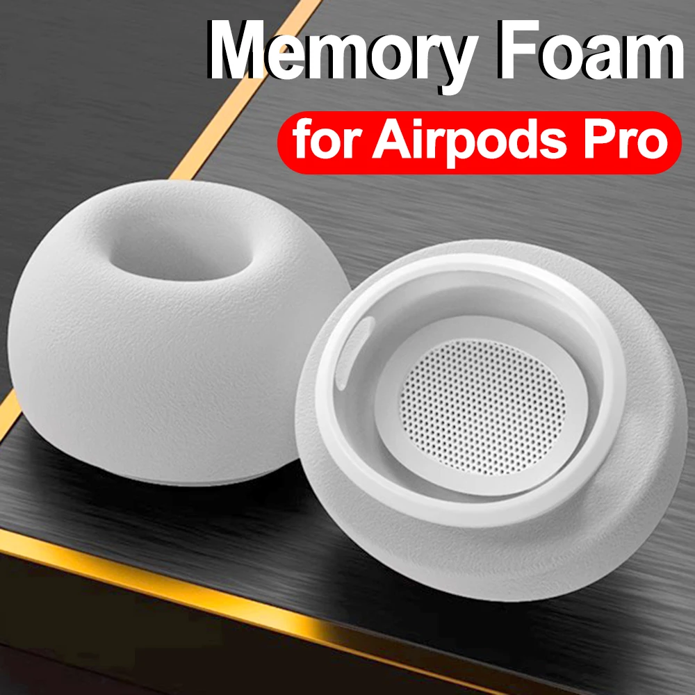 S/M/L Soft Sponge Eartips Earbuds for Apple AirPods Pro Memory Foam Replacement Ear Tips Earphone Earplugs for AirPods Pro