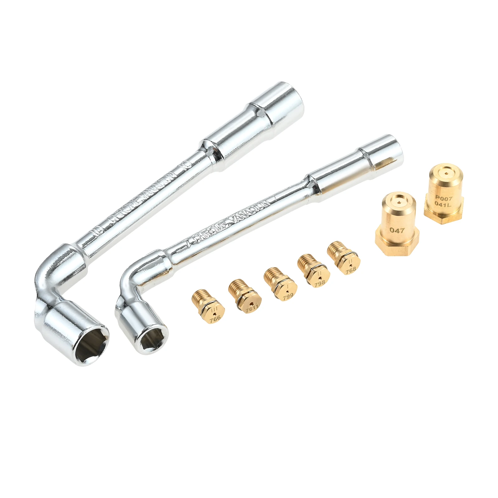 Kit de conversão de gás propano líquido 7 tamanhos wb28x24757 lp com chave adequada para fogão a gás frigidaire/elettrolux