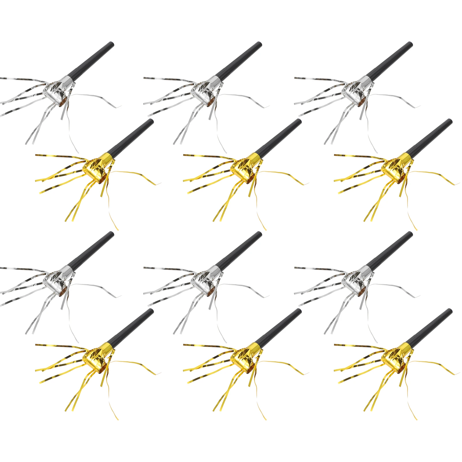 

40pcs Fringed Blowouts Tassel Blowers Party Noise Makers Wedding Birthday Festival Party Supplies Decorations Colorful