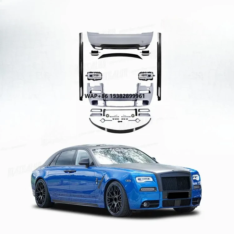 

Old to New M Style Auto Car Parts Bumper Rear Spoiler Side Skirt Body Kit for Rolls Royce Ghost Bodykit