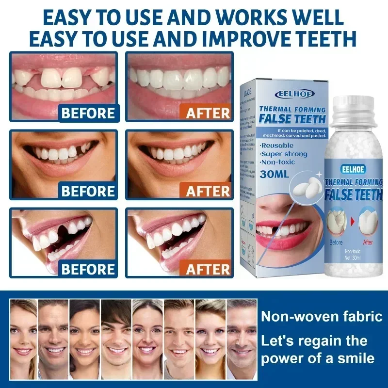 Solid Dental Glue For Dentures Temporary False Tooth Repair Moldable Denture Adhesive DIY Actor Makeup Denture Fixing Supplies