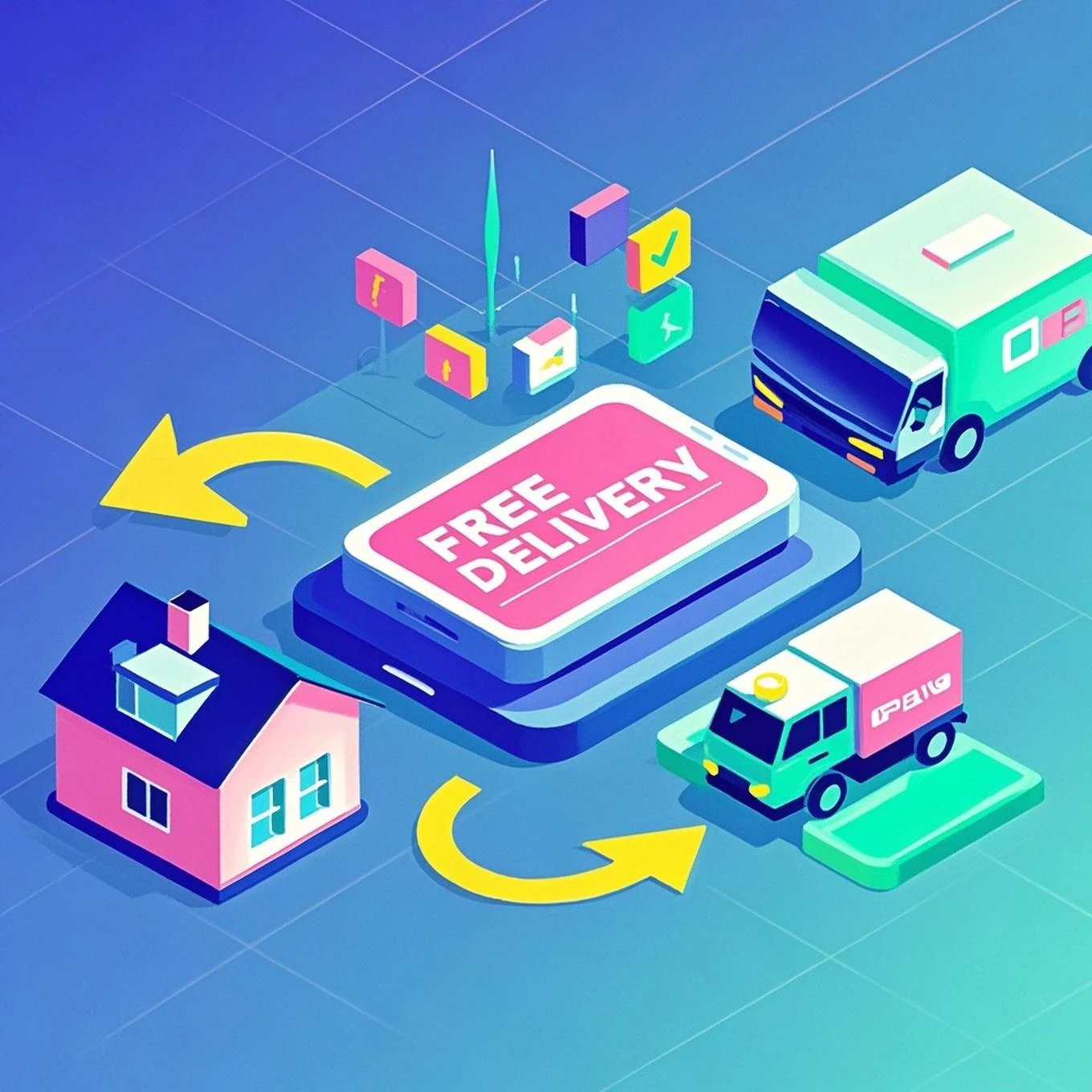 No-Assembly Folding Bookshelf Storage Shelves 4 Tiers Vintage Bookcase Standing Racks Study Organizer Home Office (Brown And