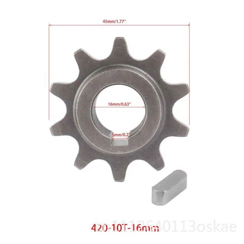 420 10-tooth 11-tooth 16/17mm front engine keyway sprocket CT200