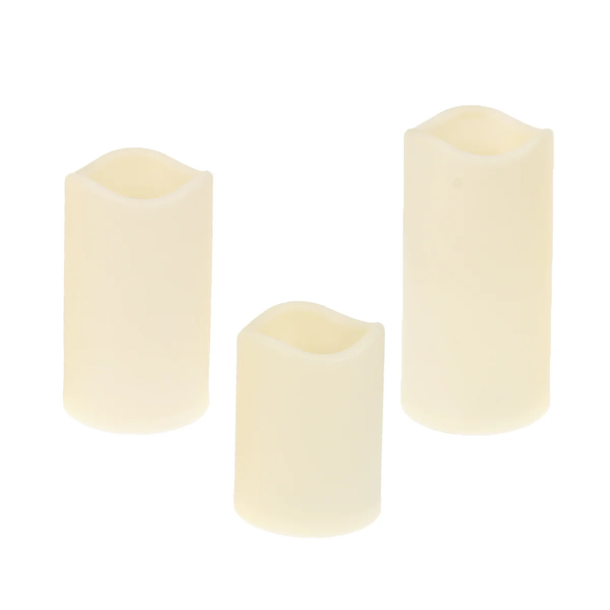 3 قطع من شموع LED الإلكترونية عديمة اللهب، عمود وامض، أضواء زخرفية مثالية لحفلات الزفاف وأعياد الميلاد #4