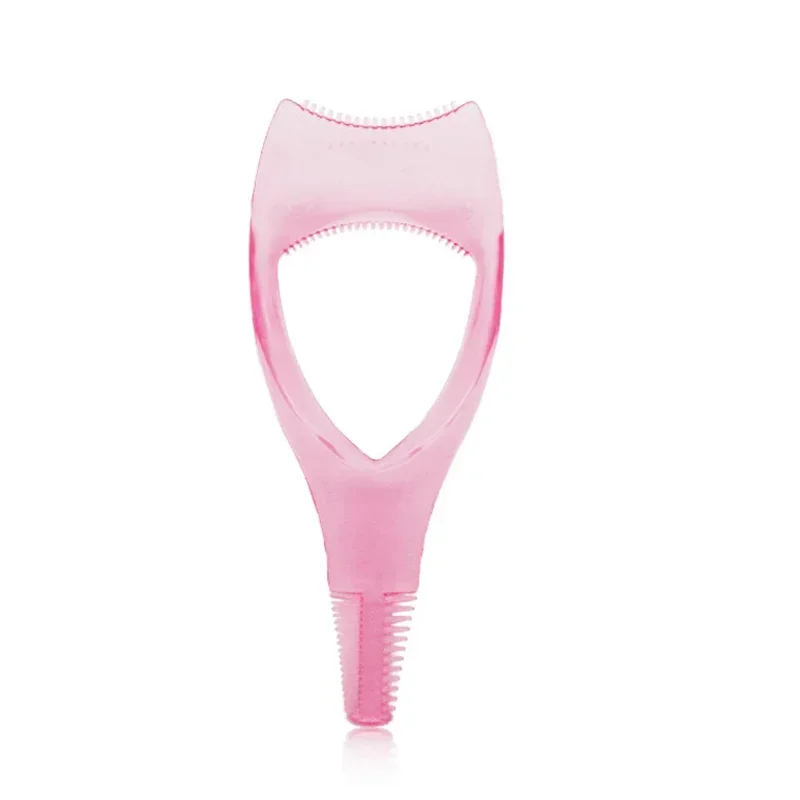 Pennello applicatore in plastica 3 in 1 Novità Guida per mascara Multifunzione per styling ciglia Piegaciglia Applicazione precisa Ciglia