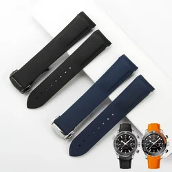 Hight Quality Watch Band for Omega Seamaster 300 Planet-Ocean Seiko-SKX Longines Conquest Rubber Silicone Watch Strap 20 21 22mm
