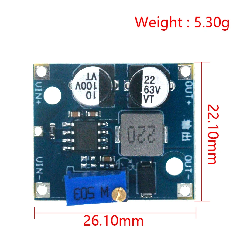 LX8015 DC-DC Verstelbare Step-down Power Module Ingang 5-80V Naar 1-62V 1.5A Power Converter Over XL7015 Voor Zonne-energie Circuit