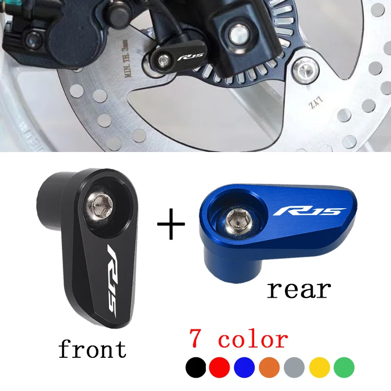 Protector de Sensor ABS para Rueda Delantera y Trasera de Motocicleta YAMAHA YZF R15 YZFR15 R15 V3 YZF-R15, Accesorios de Protección de Aluminio CNC