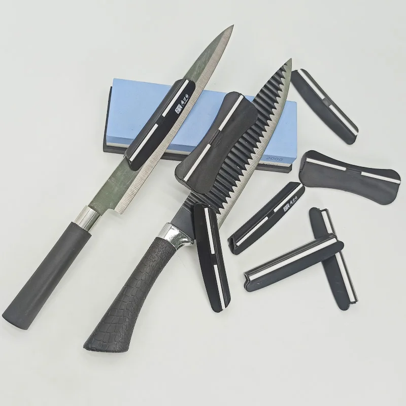 1/2/3/5Pcs Slijpsteen Vaste Messenslijper Hoek Gids 15 Graden Slijpsteen Accessoires Keuk messen Hulpgereedschap
