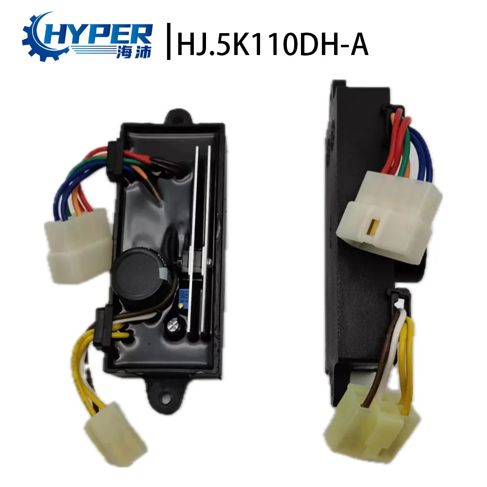 HJ.5K110DH-A Welding Generator 5KW 6KW AVR Automatic Voltage Regulator Single Phase 10 Wire KDE6500EW Generator Set Accessories