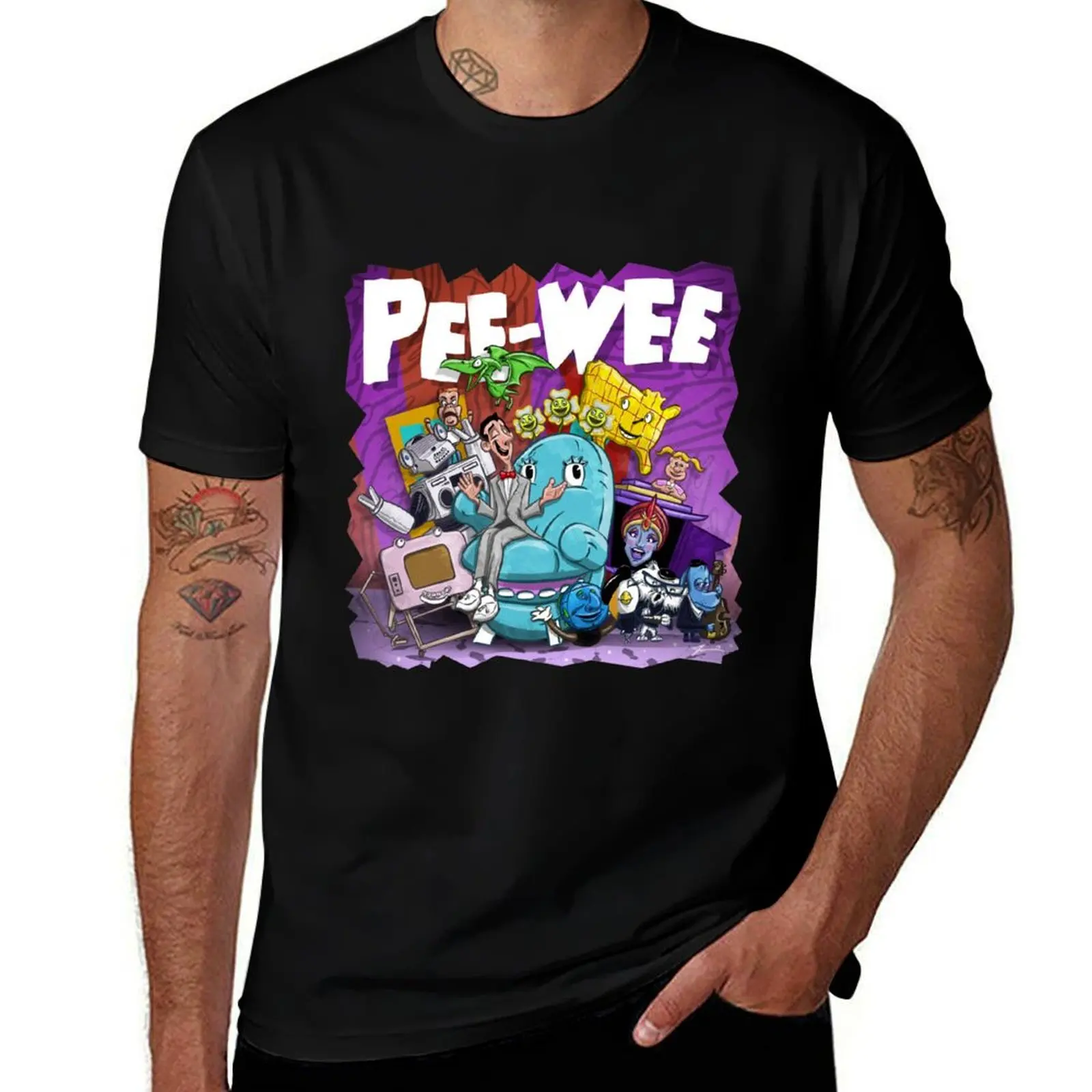 

Pee Wee T-Shirt anime t shirts oversize g man t shirts for men funny t shirts dark humor T-Shirt