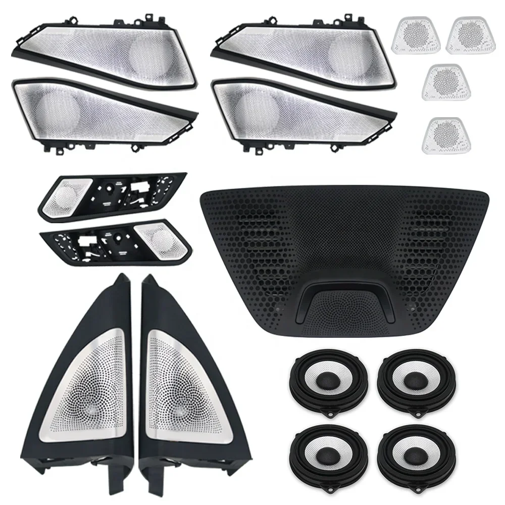G07 X7 Car Interior Door Speaker Cover Ambient Light Audio Speaker Cover for New X5 G05
