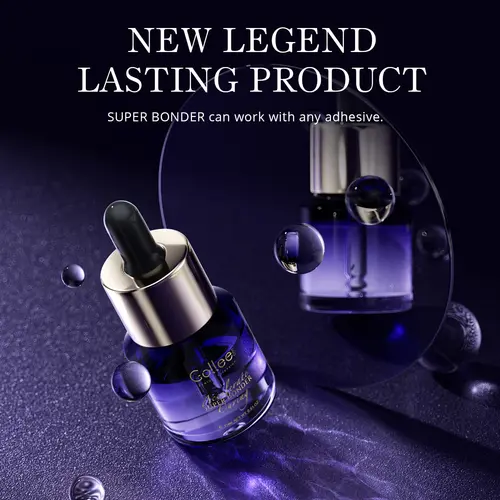 Imagen 2 del producto Gollee Primer-eliminador de pegamento Super Bonder, secado rápido, pegamento para extensión de pestañas postizas, limpiador antialérgico, máscara impermeable