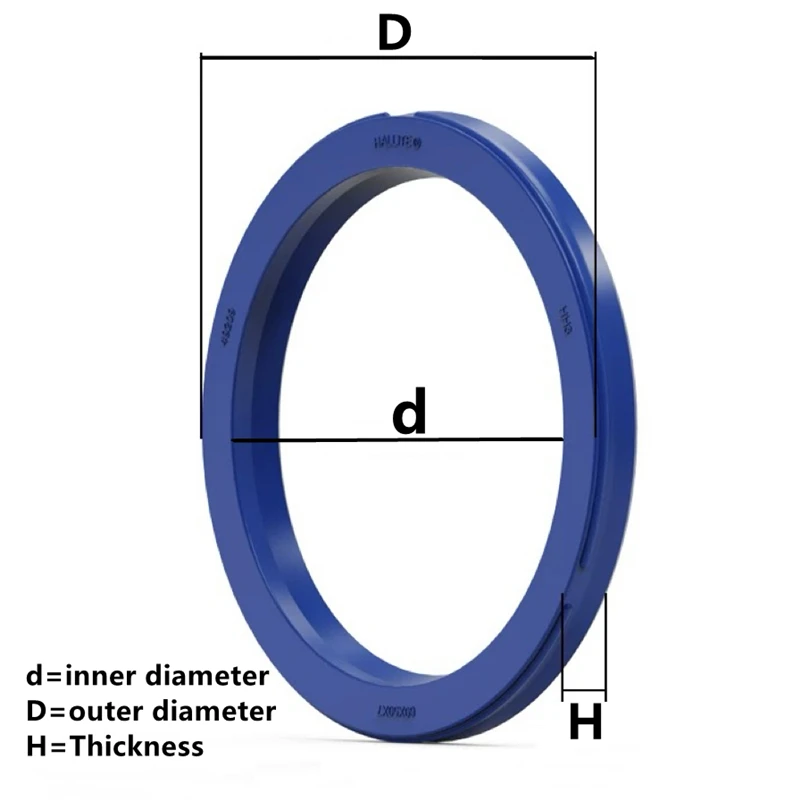 655 Series Hydraulic Oil Seal Ring, Piston Rod Seal, Suitable for Piston Rod/hydraulic Rod/shaft, H655 40~300mm Inner Diameter