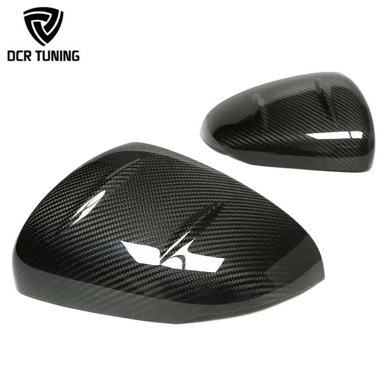 Dry Carbon Fiber Front Mirror Cover Replacement MSY Style for Mercedes-Benz A Class W117 CLA W118 SL W232 GT C191