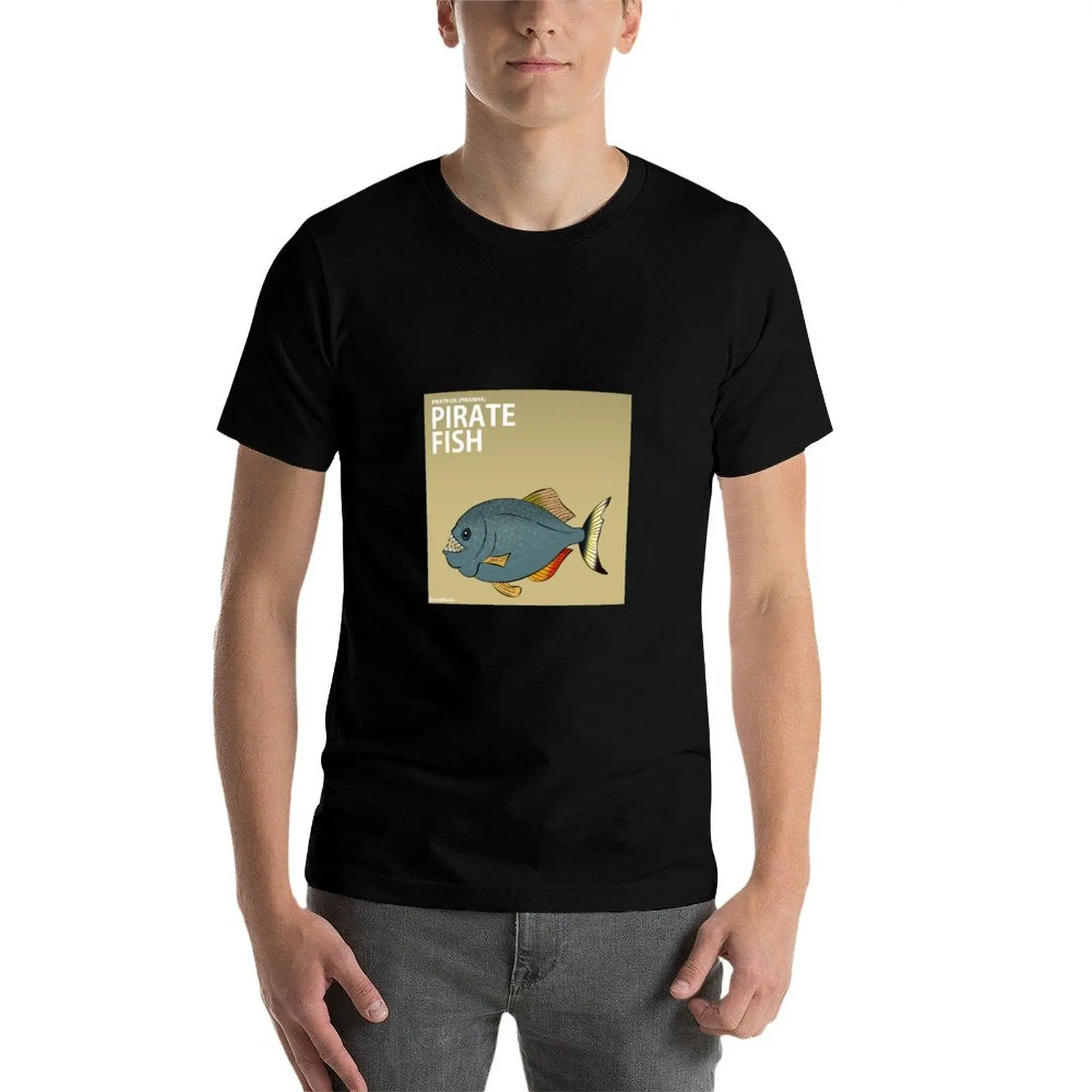 

Literal Danish Pirate Fish. The Danish name for Piranha T-Shirt t shirt man casual man tshirt t shirt man luxury T-Shirt