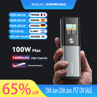 KUULAA 100W Power Bank 14000mAh Portable Charger External Battery PowerBank for Macbook for iPad Laptop Notbook Fast Charging PD