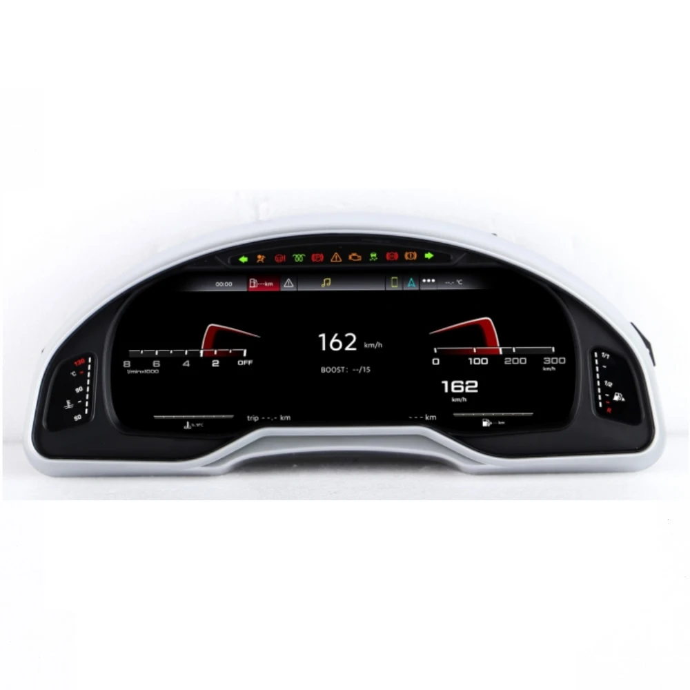 Ekran LCD Android do Audi A6 2005-2011, cyfrowy zestaw wskaźników prędkościomierza, panel instrumentów, deska rozdzielcza, Carplay — 2
