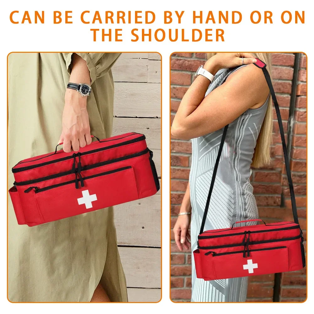 

Лидер продаж, портативная сумка для хранения, домашняя многофункциональная сумка для экстренной помощи, дорожная сумка для лекарств, ящик для хранения лекарств, ящик для хранения