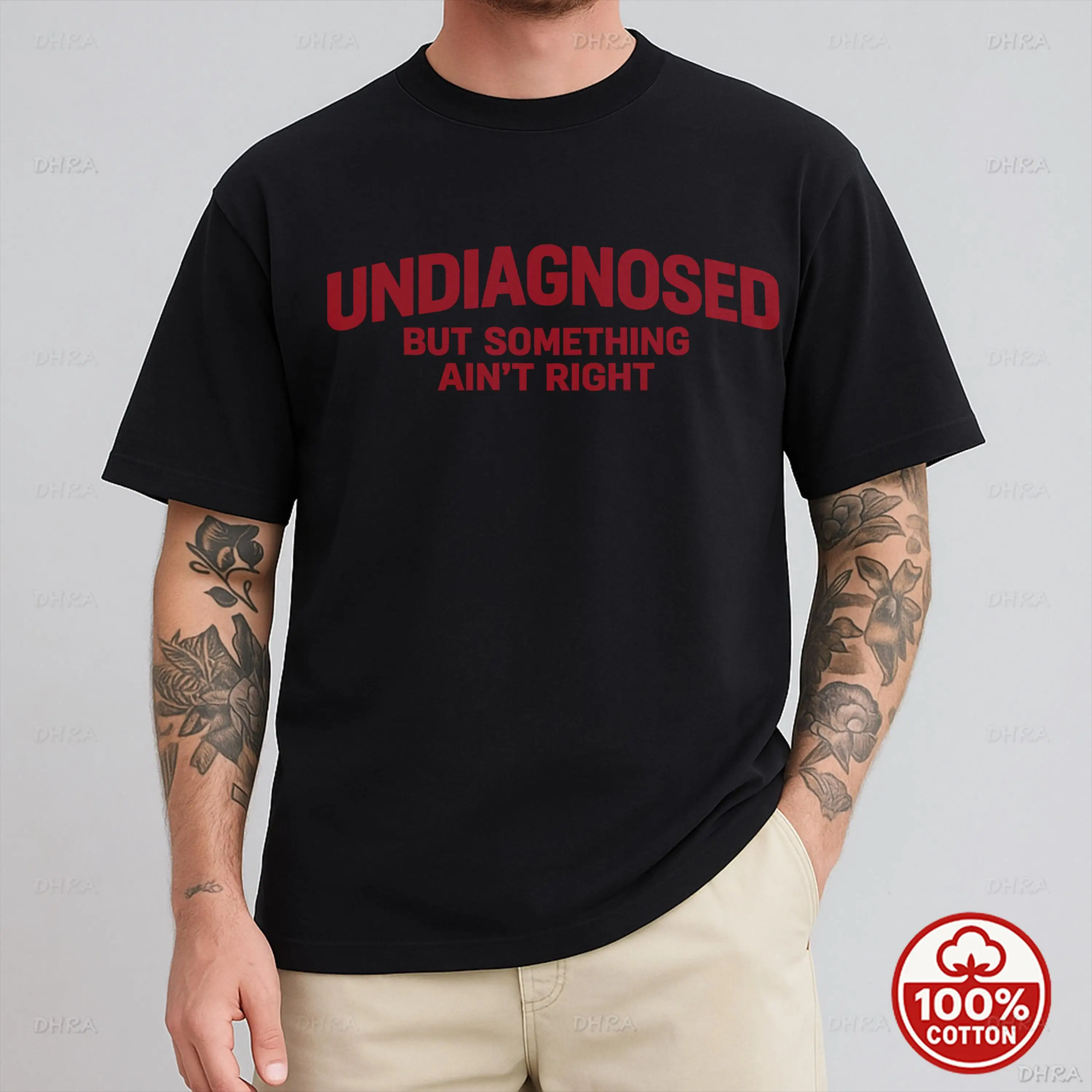 Undiagnosed But Something Ain't Right T-Shirt Mental Health Awareness Humor Graphic Tee Neurodivergent Gift