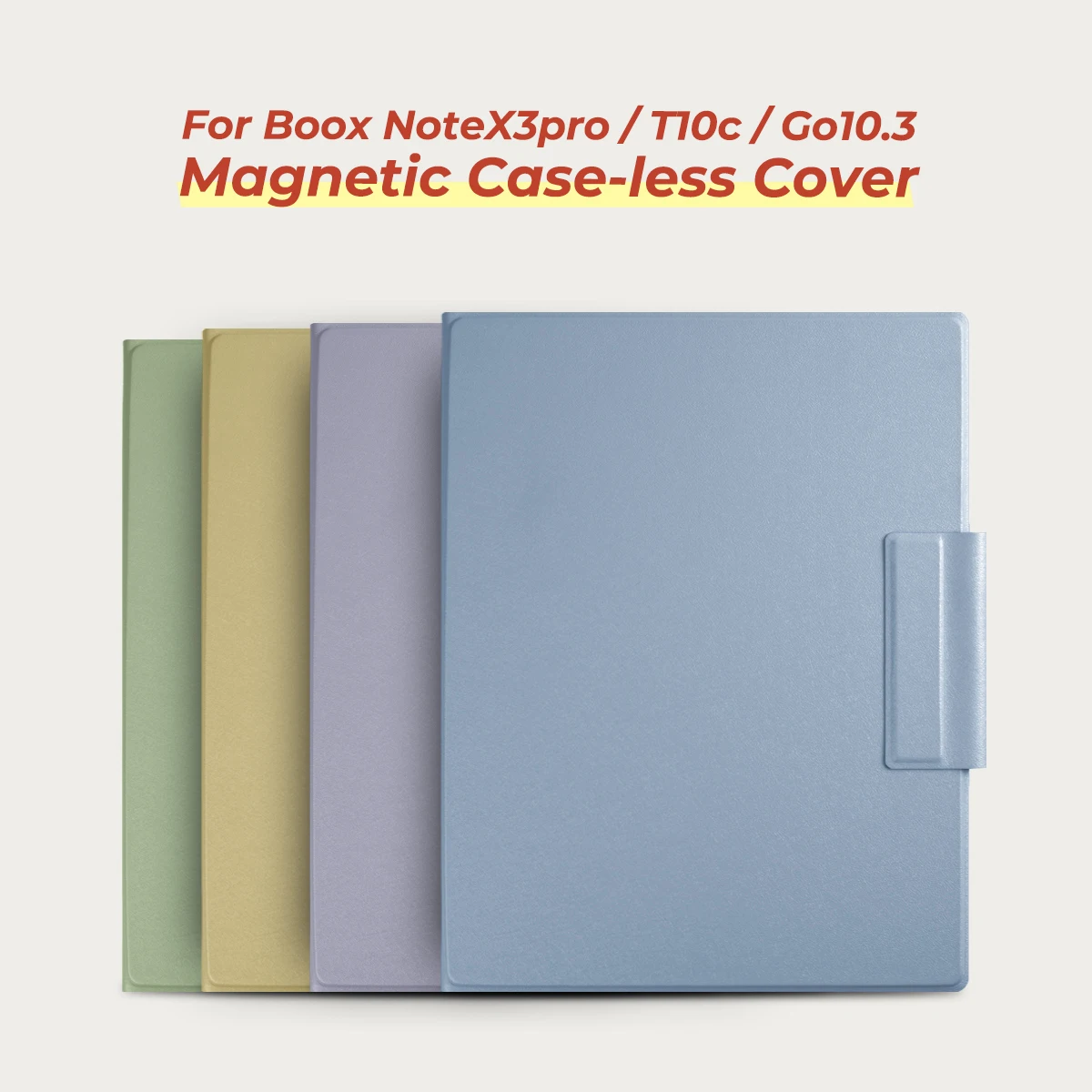 Image of Twosheep Minimalistische einfarbige magnetische Hülle für Boox Go10.3 GenII Lumi Go 10.3 NoteX3pro T10C 10,3 Zoll Standhülle