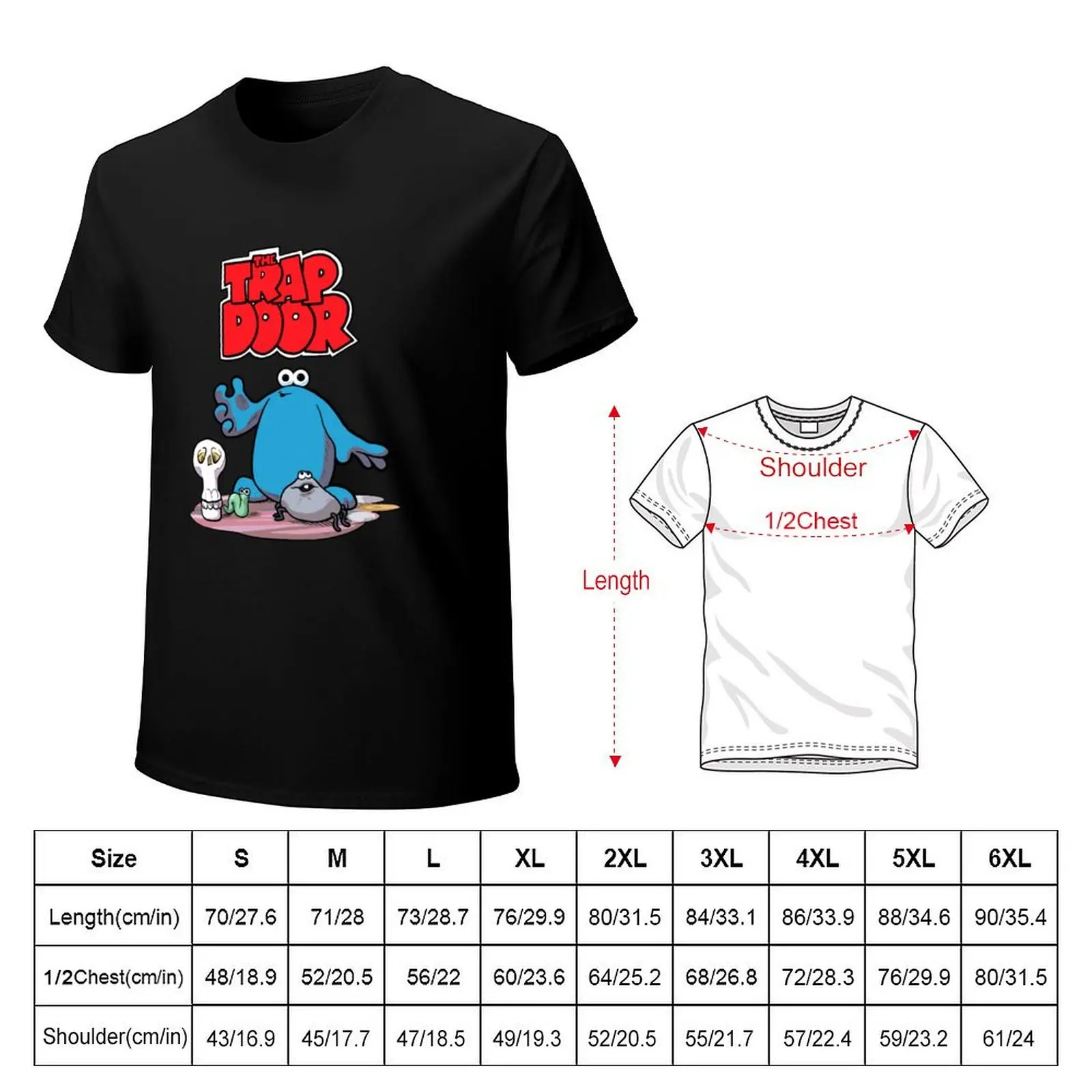 The Trap Door Cartoon T-Shirt Sun Protective Outdoor Tee Top