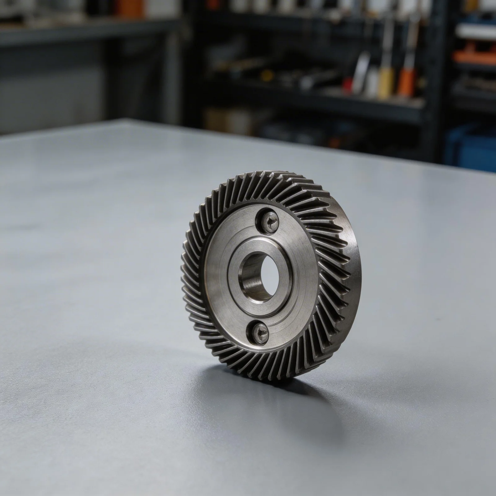 Metal Spiral Bevel Gear Part Tool Part Metal Gear Polisher Gear High Compatibility Unused Part Easy Installation