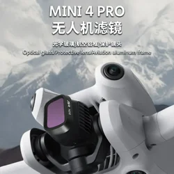 Dji Mini 4 pro用レンズフィルターセット、アルミニウムフレーム、カメラプロテクター、広角、uv、cpl、ndpl、nd1000、0.65x、スター、ナイトアクセサリー