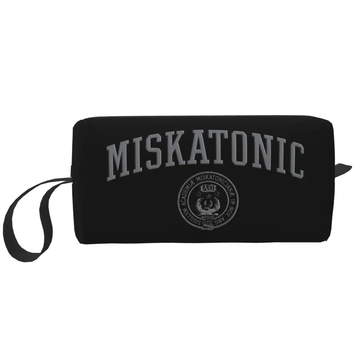 Miskatonic-Trousse de maquillage pour hommes et femmes, grand sac cosmétique, trousses de toilette, stockage de poudres, université Coljk ate Lovecraft