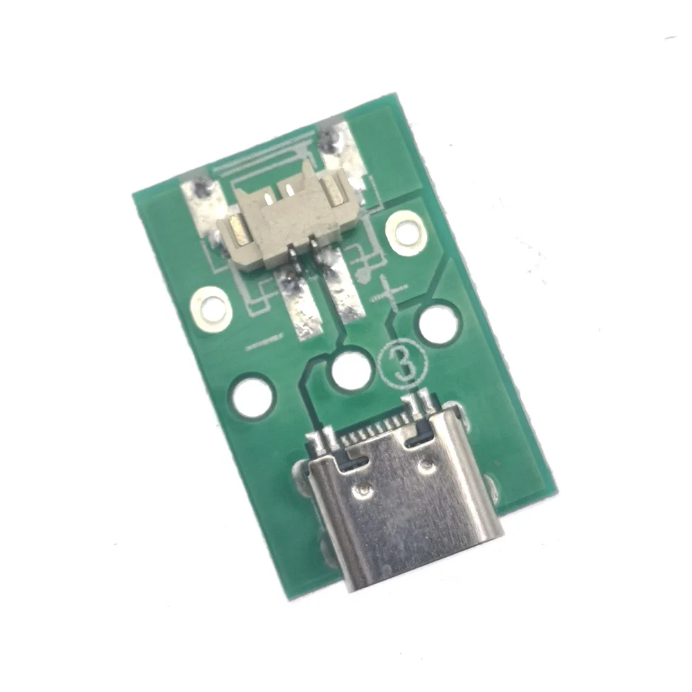 2/4Pin TYPE-C to MX 1.25 XH2.54 PH2.0 test board with pin connection for data cable transfers power adapter board accessory