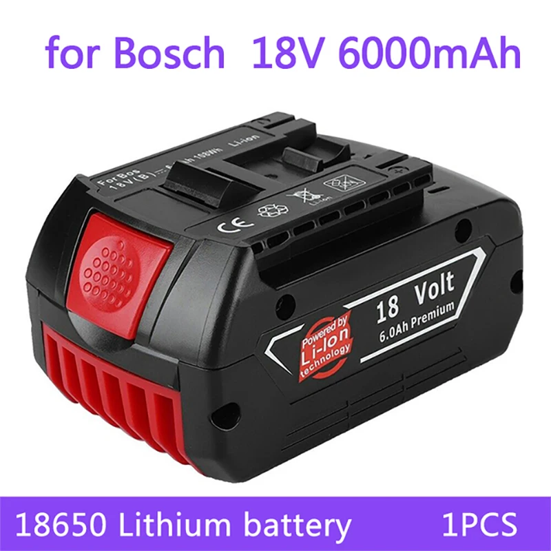 

For Bosch Electric Drill 18V 8000mAh Li-ion Battery BAT609, BAT609G, BAT618, BAT618G, BAT614, 2607336236 Charger