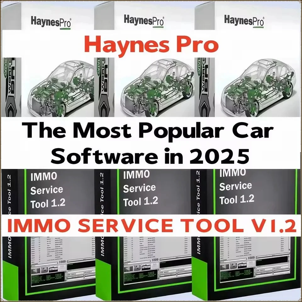 HAYNES PRO 2015 Auto Repair Software + IMMO SERVICE TOOL V1.2 Multi - brand Support Powerful Functions